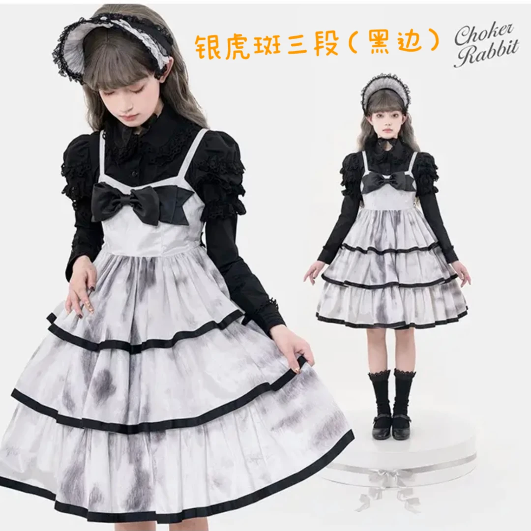 虎斑猫Lolita连衣裙(不可退) 银虎斑三段 三花猫  实体店正品