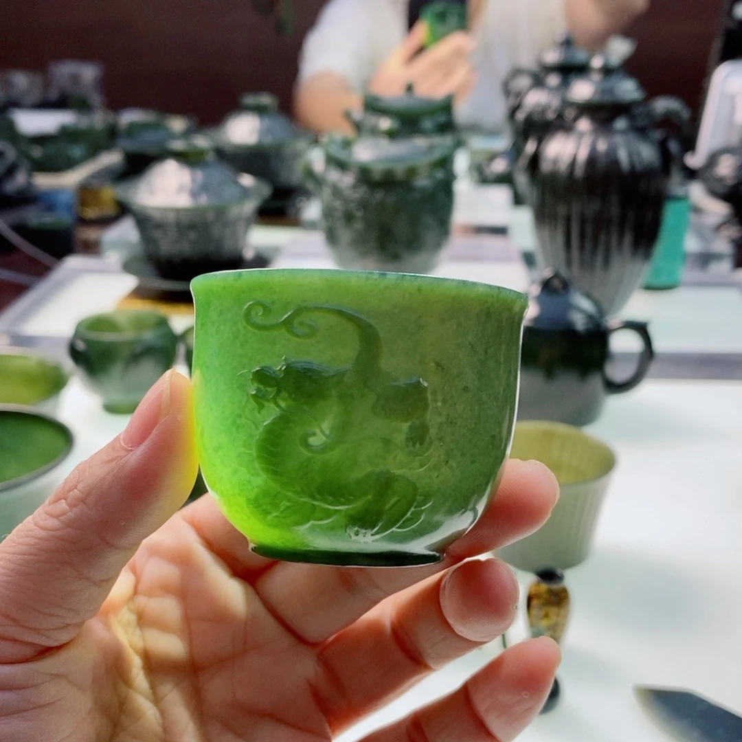 和田玉（青玉）摆件未镶嵌