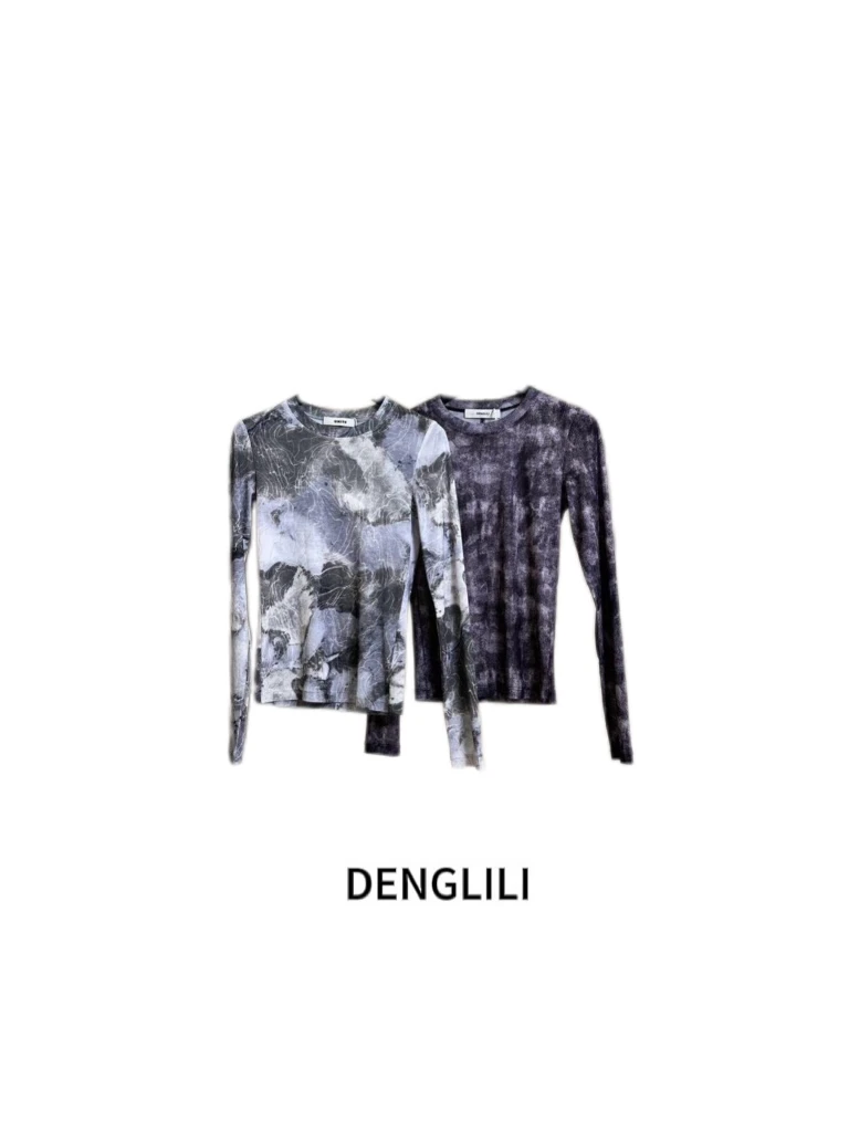 里里SHOWROMM圆领晕染T恤198367