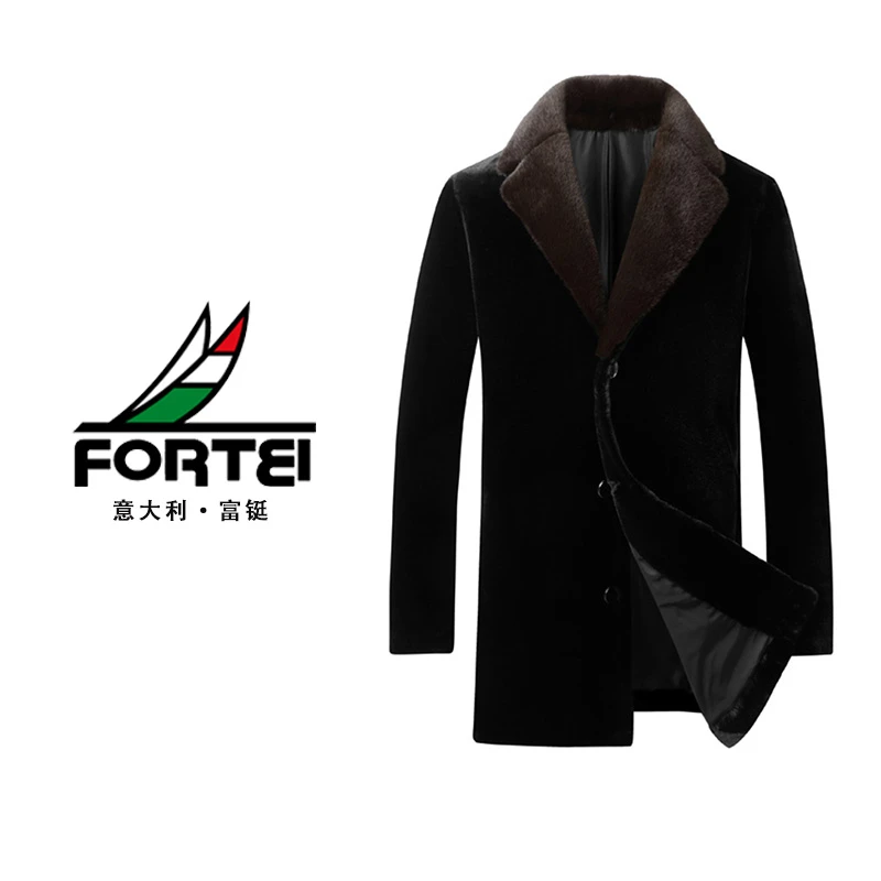 FORTEI/富鋌【源头工厂】海宁男士中长款夹克风衣大衣外套休闲商务