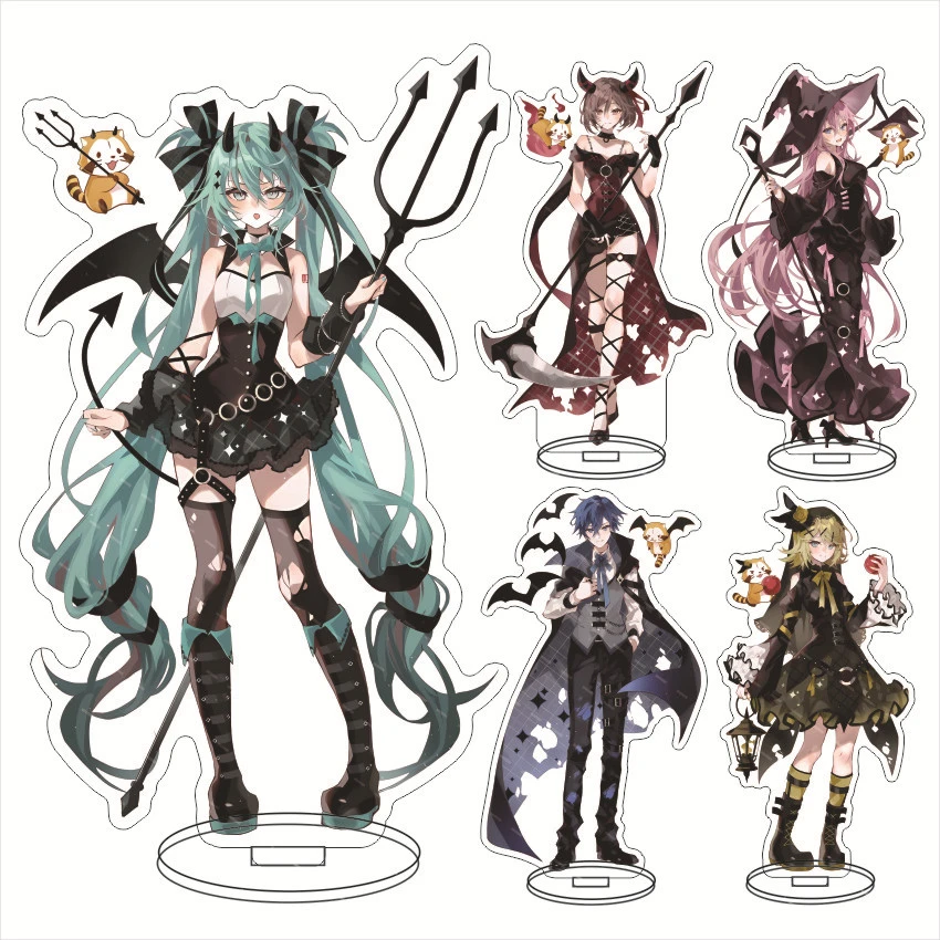 初音未来小浣熊VOCALOID虚拟歌手亚克力大立牌歌姬亚克力摆件