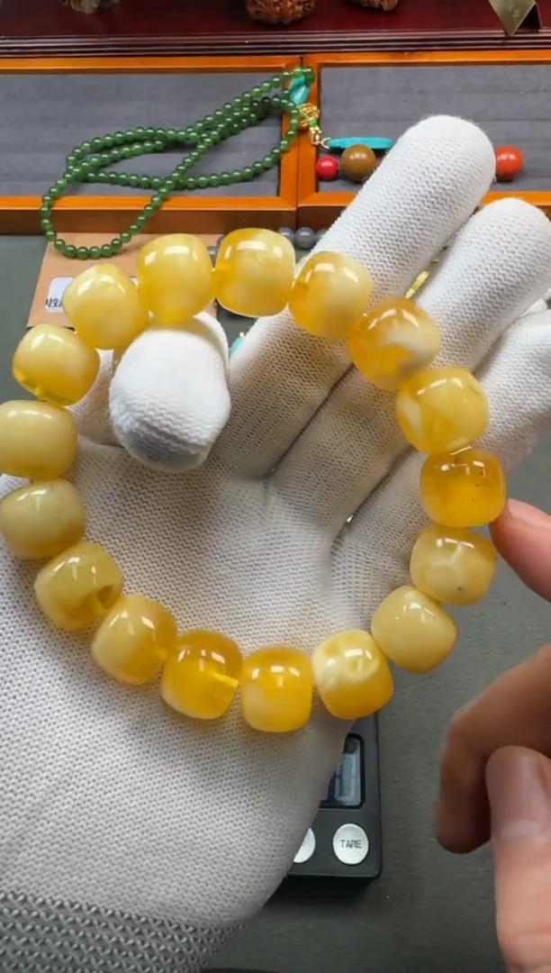 【闪购商品】蜜蜡裸石未镶嵌手串手串