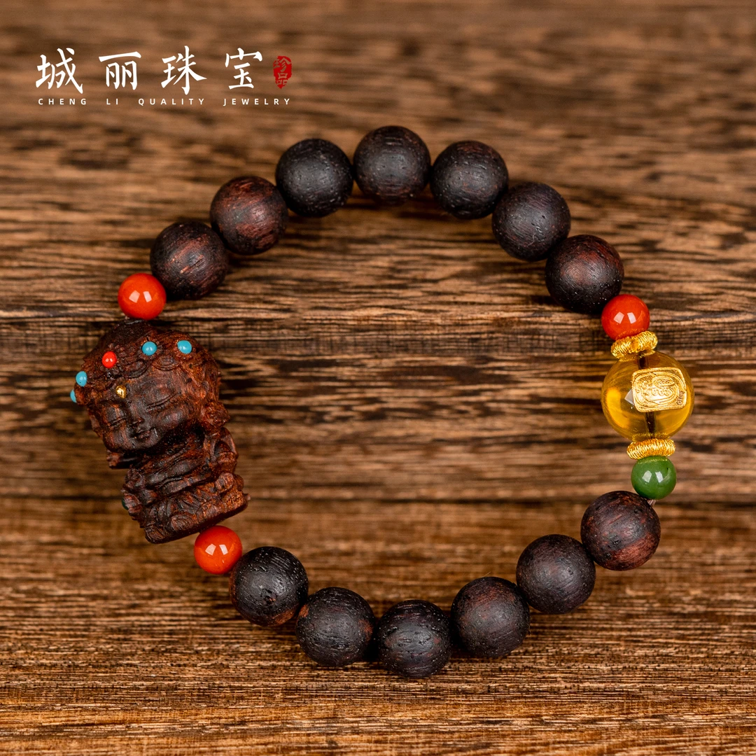 【城丽】降真香度母金福手串/条（多样性发货）ZJH-1158