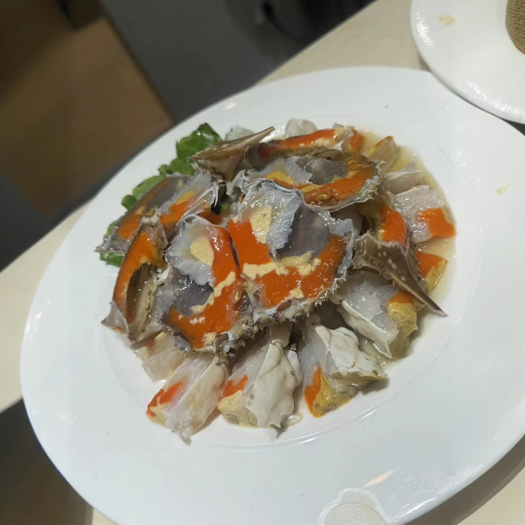 舟山特产红膏呛蟹块生腌梭子蟹宁波咸蟹顺丰包邮