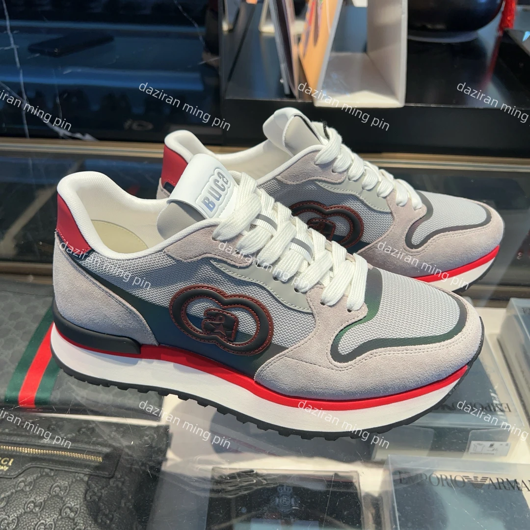 欧货高档斯丹sidan品牌男鞋2025新款百搭潮流休闲鞋潮鞋灰色轻便