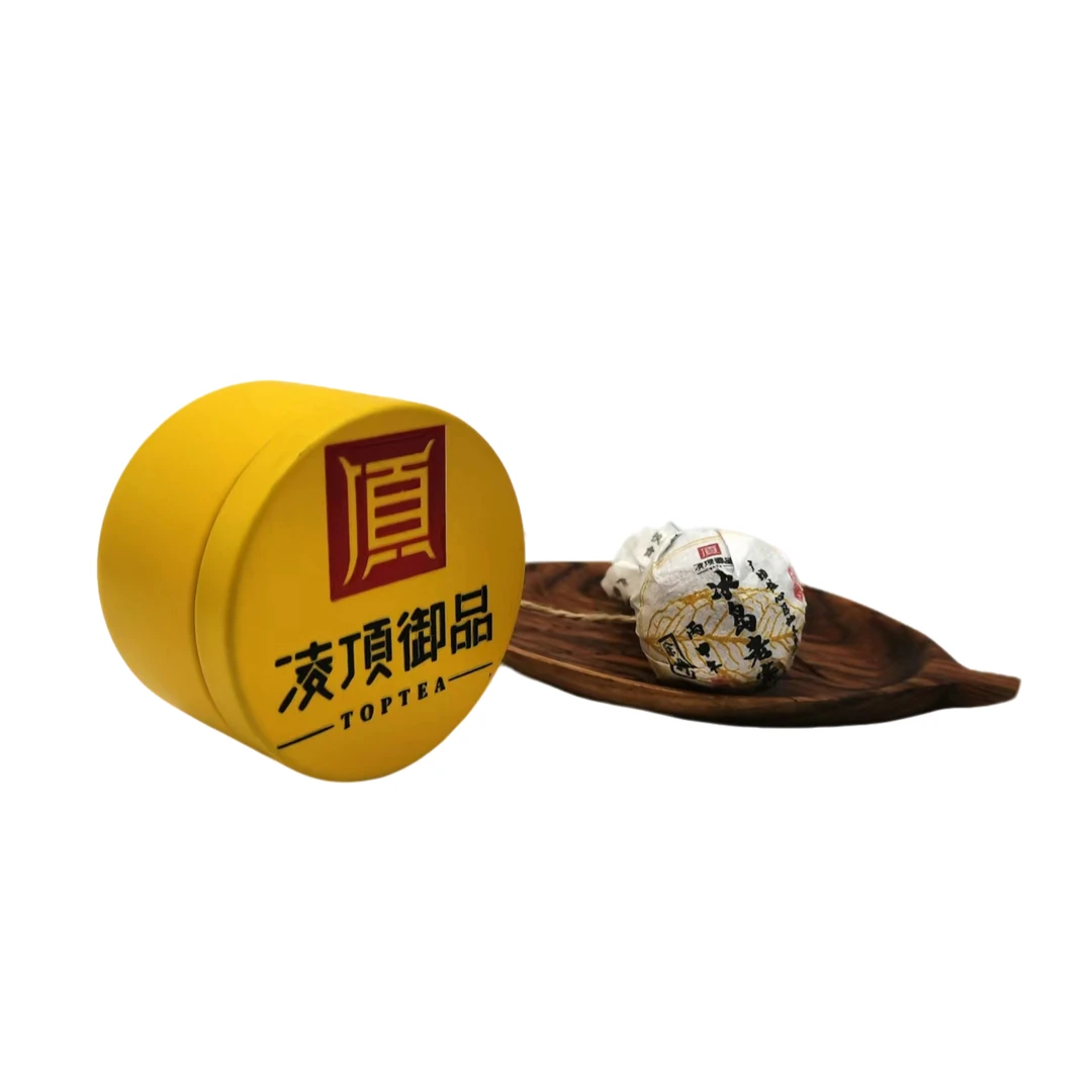 凌顶御品 冰岛老寨广场核心挑采单株生茶龙珠2016年古树生茶7g/颗