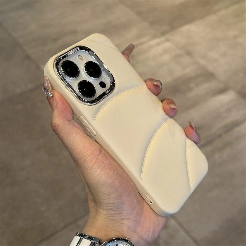 苹果15手机壳液态硅胶羽绒服设计iPhone14promax高级肤感13男女软