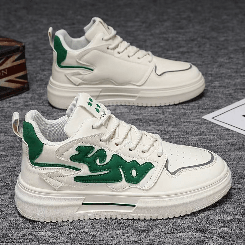 2024男鞋新款百搭中帮青少年板鞋运动休闲鞋学生夏季潮鞋