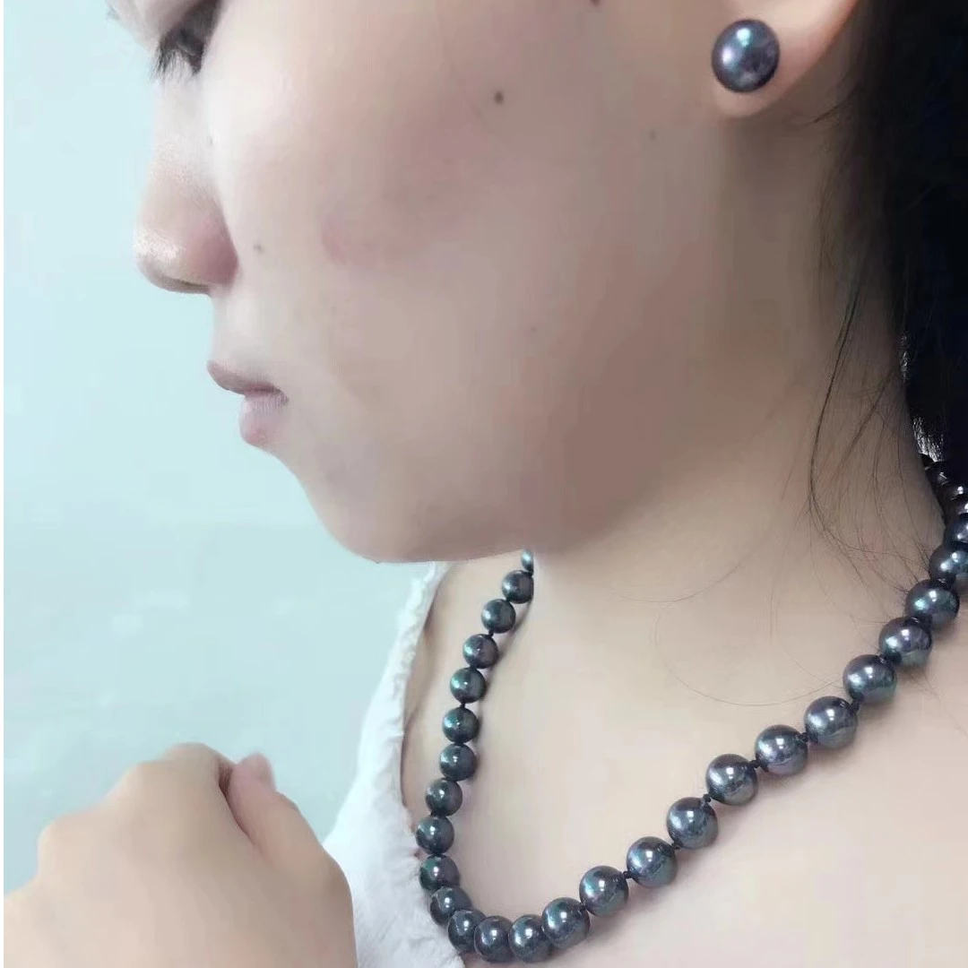 非金属仿珍珠项链 新年特惠珠珠大点位气质时尚百搭简约经典炫彩