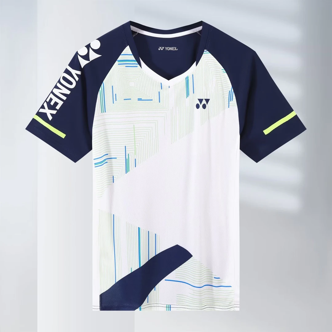 2025秋冬新款羽毛球服短袖男女同款透气速干运动服乒乓球服比赛服