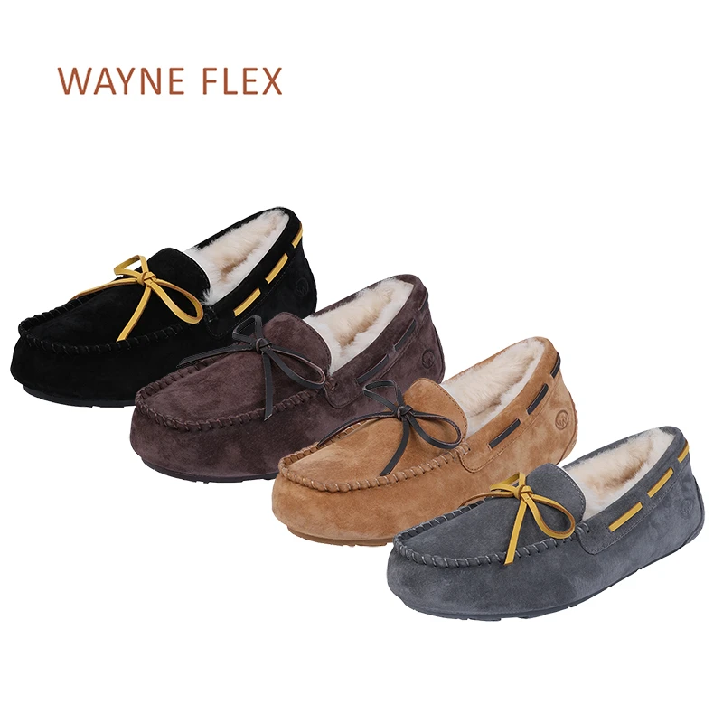 【贝姐专属】舒适保暖皮毛一体豆豆鞋WF1202