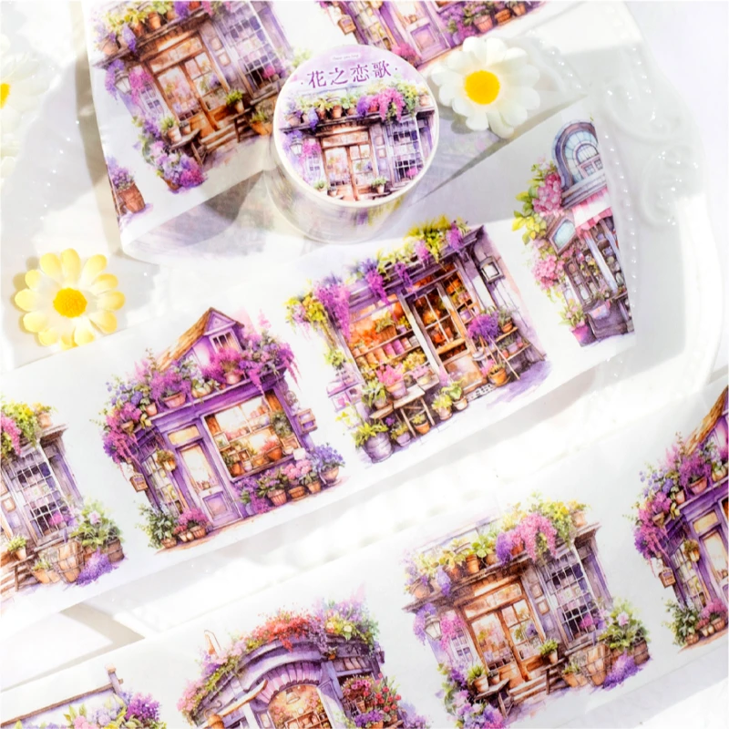 言己 浪漫花缘系列造景和纸胶带街景小屋 5款