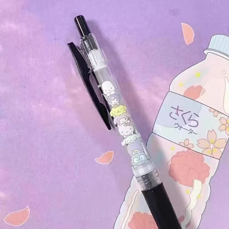 斑马JJ15中性笔 三丽鸥叠叠乐限定黑色中性笔0.5mm