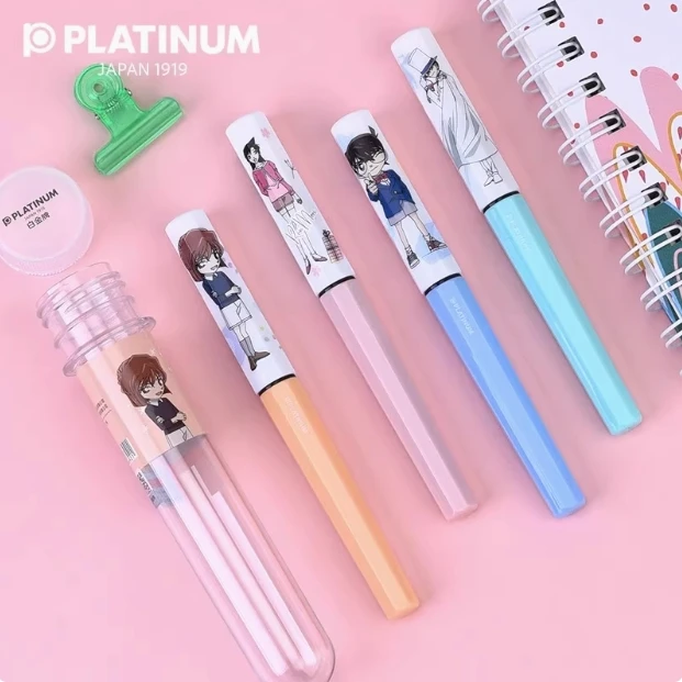 PLATINUM/白金小流星钢笔动漫柯南限定款小学生三年级钢笔