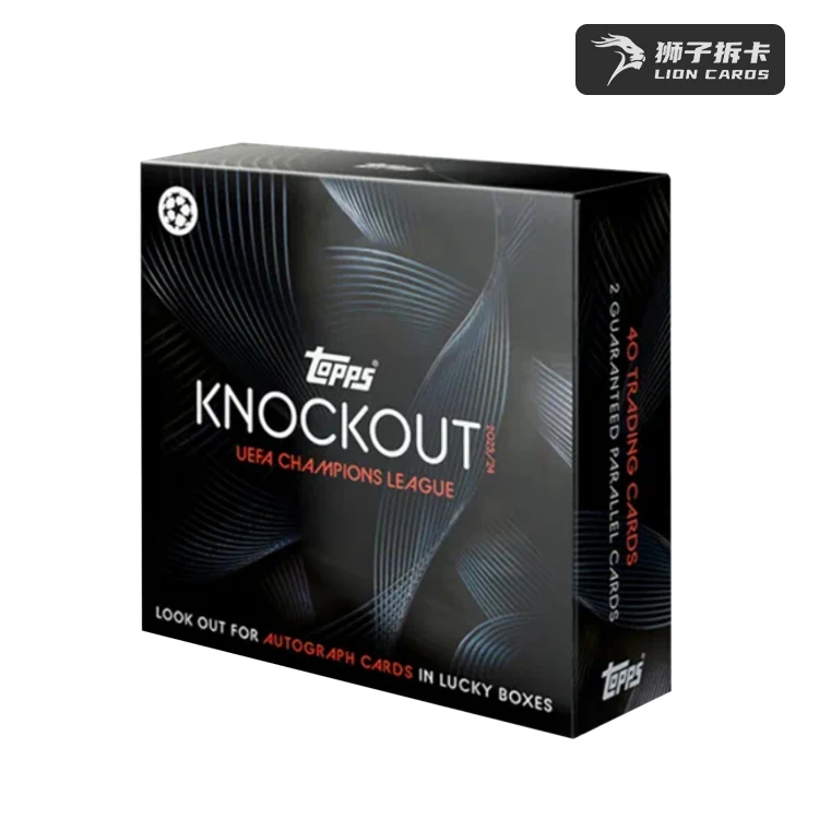 Topps【拆盒】23-24 欧冠 淘汰小黑盒 足球球星卡盲盒