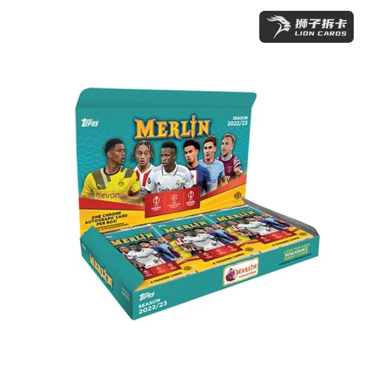 Topps【拆盒】22-23赛季 欧战梅林Hobby 欧冠 球星卡盲盒