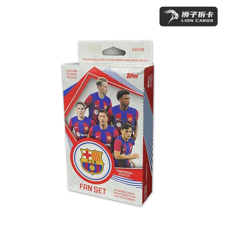 Topps【拆盒】 23-24 巴塞罗那 Fan Set队盒 球星卡盲盒