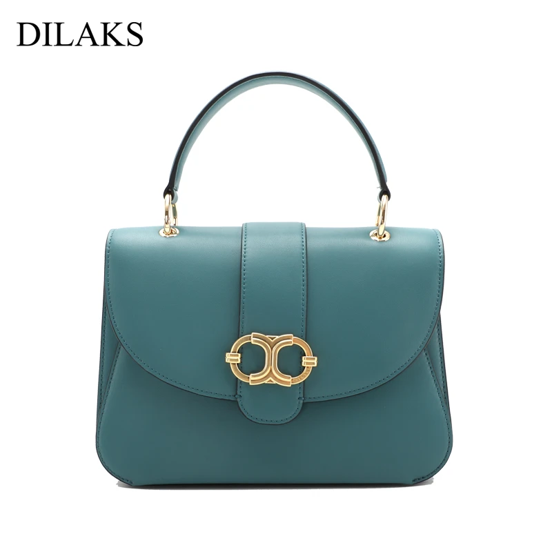 DILAKS/迪莱克丝气质时尚百搭绿色女士单肩包气质BS0051C3-419