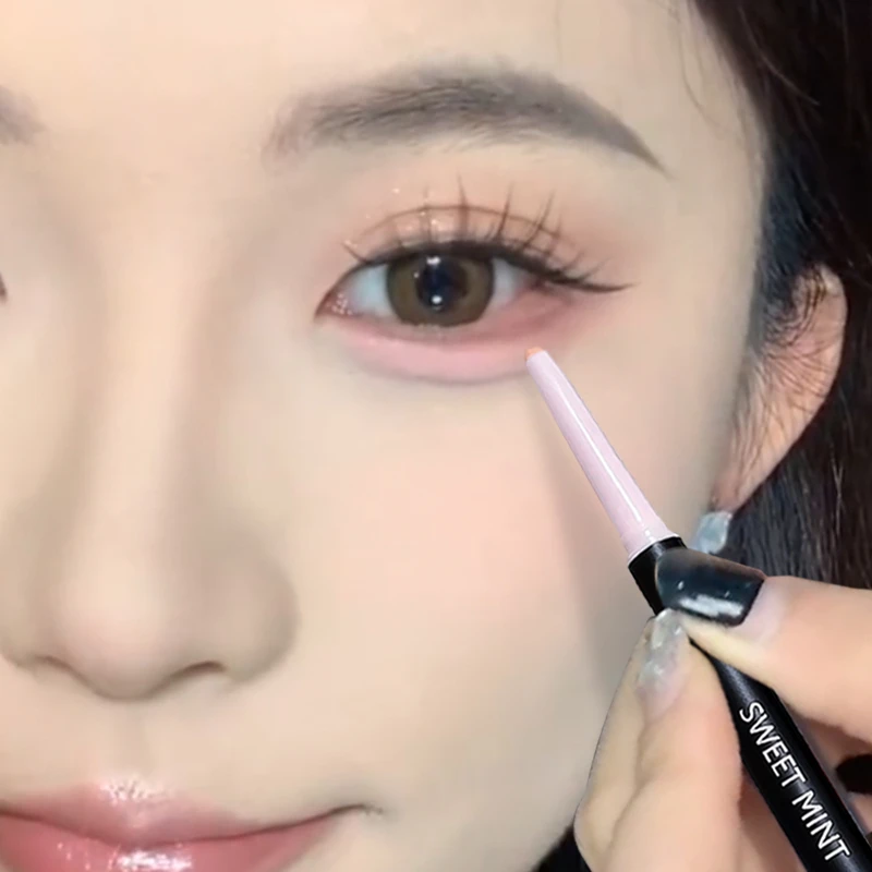 双头卧蚕笔提亮二合一极细眼睑下至笔新手初学者高光阴影防水防汗