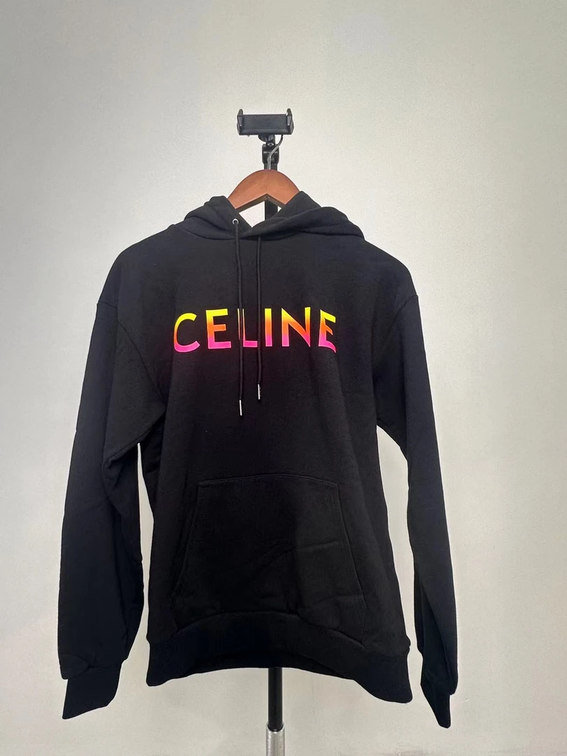 CELINE 赛琳 彩虹logo帽衫/全新带吊/XS码/3098