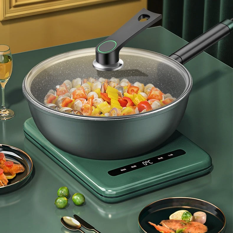 【粉丝福利】女王锅炒锅不粘家用平底锅煤气灶电磁炉通用款