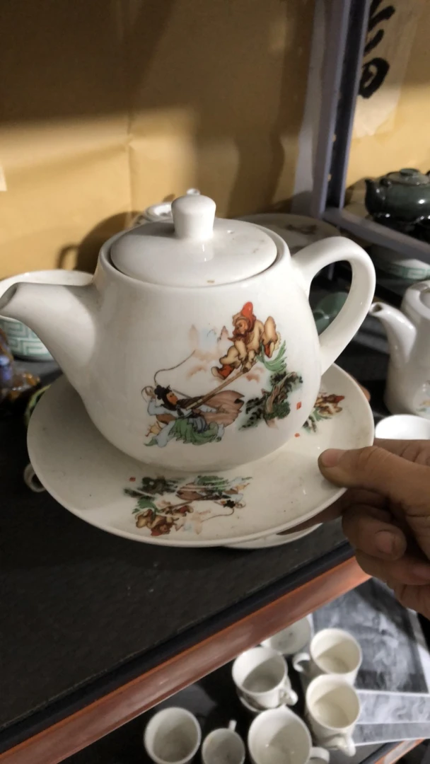 三打白骨精画片申壶/茶壶（1壶1壶承）