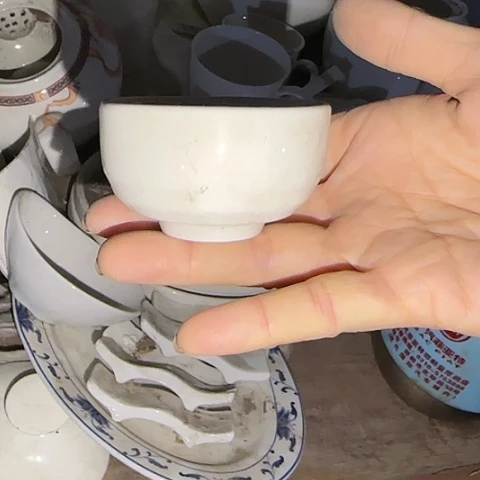 瓷片磁州窑国营厂库存一对