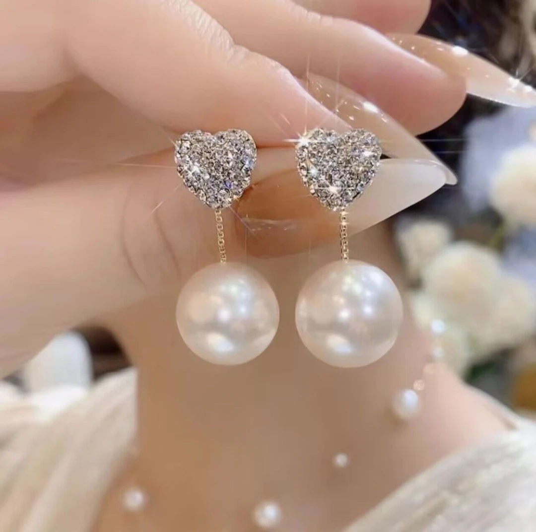 925银针耳饰 【130号】新款一心有你时尚轻奢两戴流苏耳环