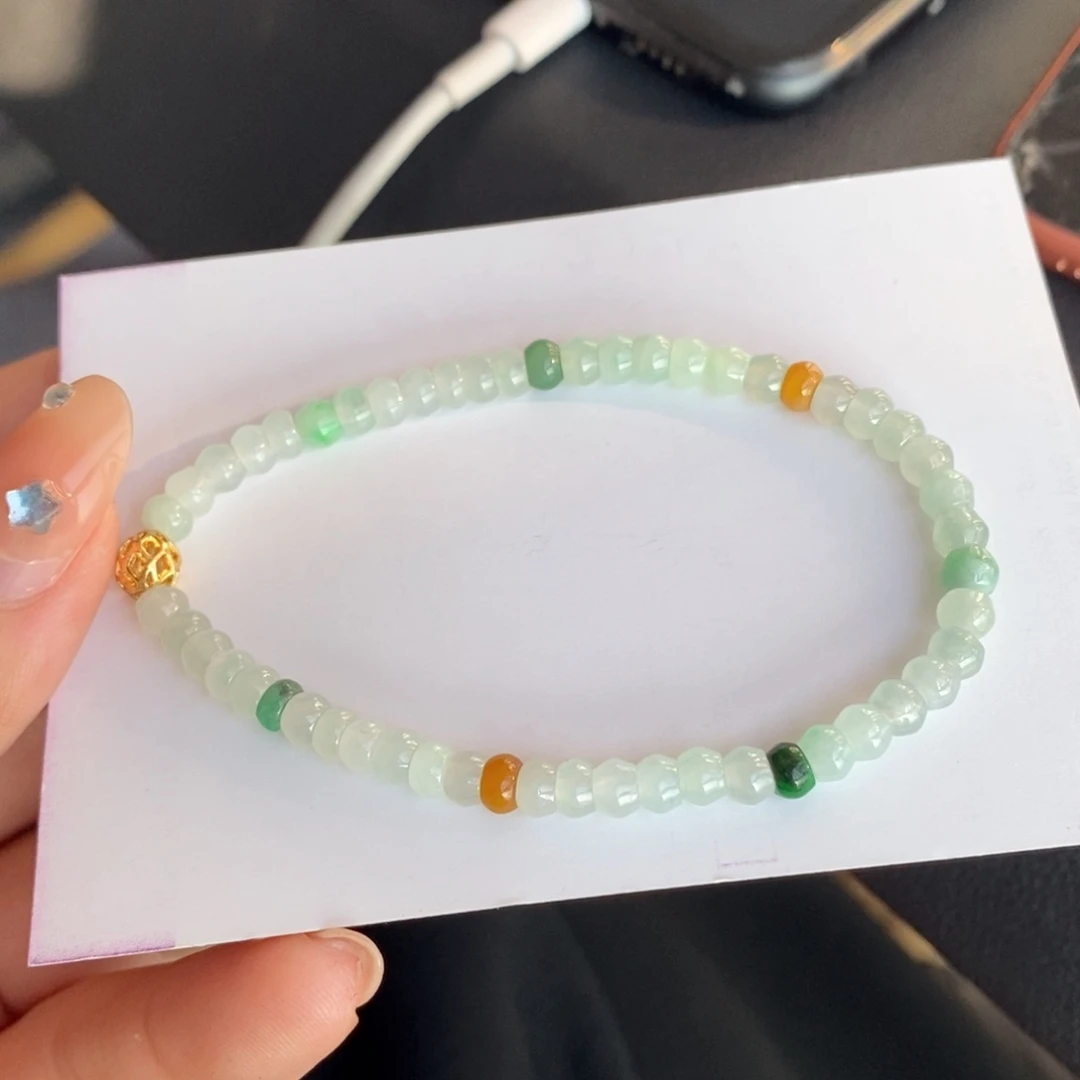 翡翠颈饰未镶嵌叮*喵翡翠首饰