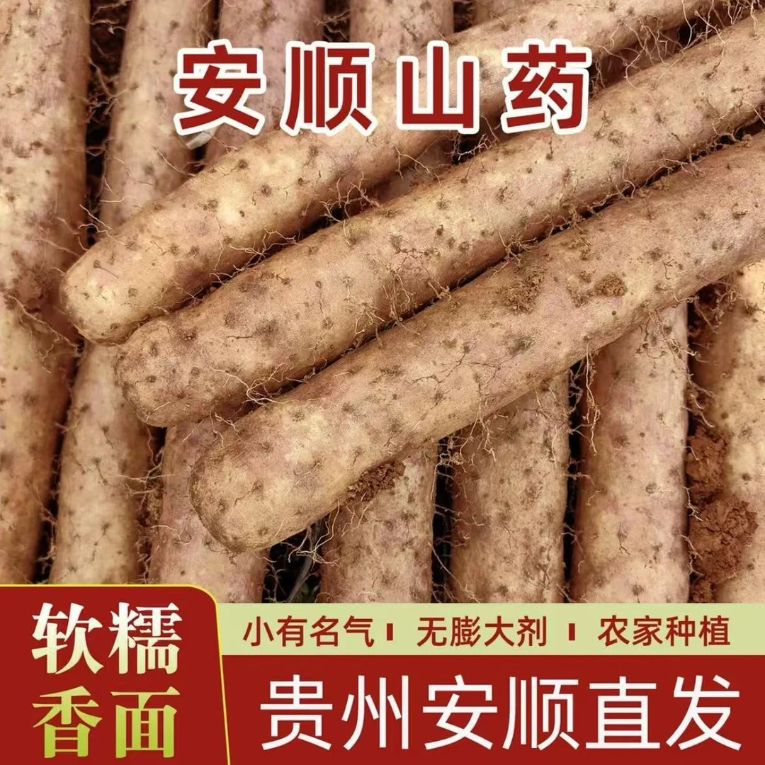 农家自种山药沙面香甜安顺贵州产地直发