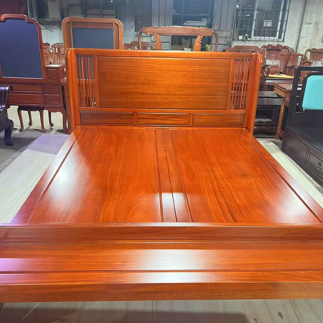 堂哥唯唯推荐- 新中式雍荷大床  实木大床 200*220