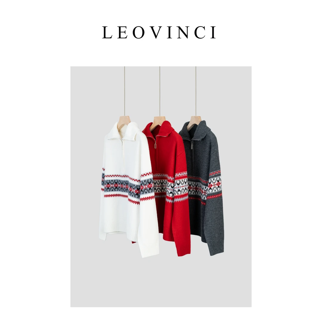 【姿意】羊绒毛针织衫冬季女装厚墩墩秋冬百搭针织衫97-6950