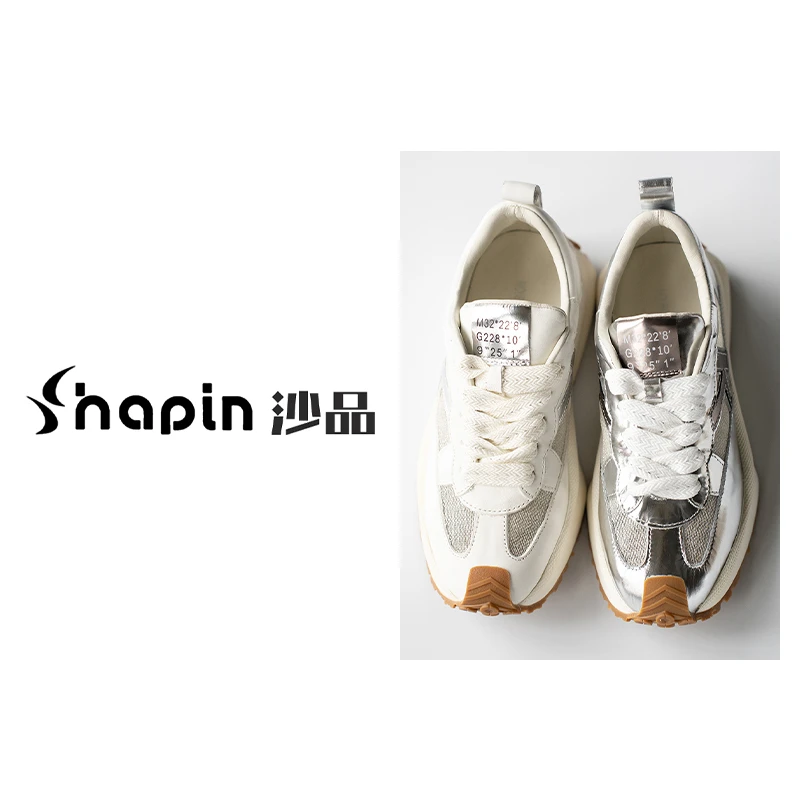 阿甘鞋网面透气百搭厚底增高潮流运动休闲鞋女3C652-13