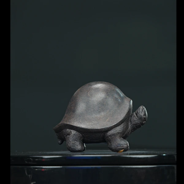 宜兴原矿紫砂茶玩茶宠-大号将军龟