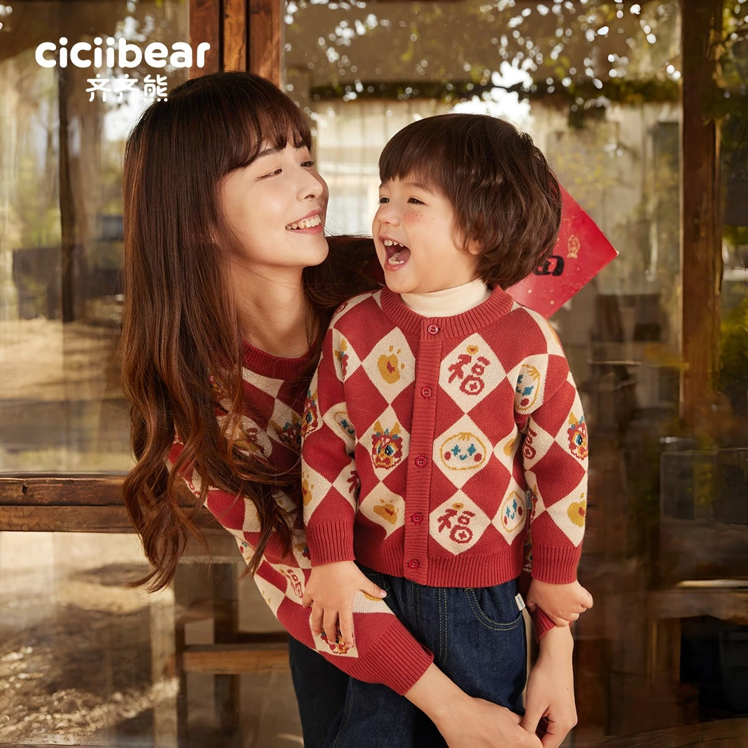 【齐齐熊】毛衣圆领加厚冬季半高领新款Q101250 Q101291团