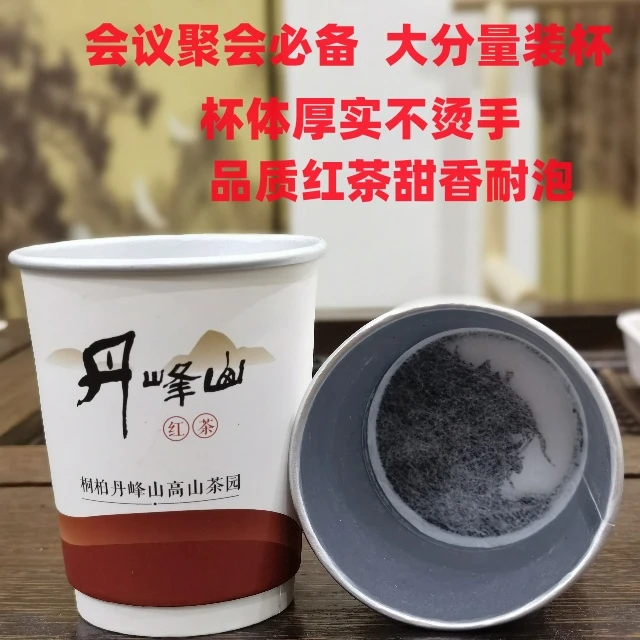 DANFENGSHAN桐柏花蜜香红茶隐茶杯2g杯装(共18杯)会议聚会专用杯