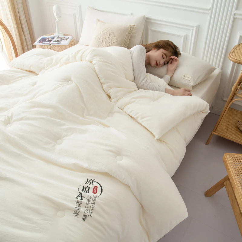 【达人专属】A类原棉纤维被棉被夏凉空调被薄被子春秋四季冬被