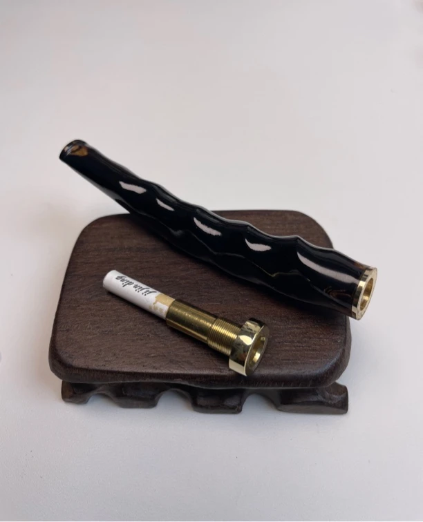 血柳烟嘴活性炭滤芯拉杆滤芯两用烟口粗中细一体通用