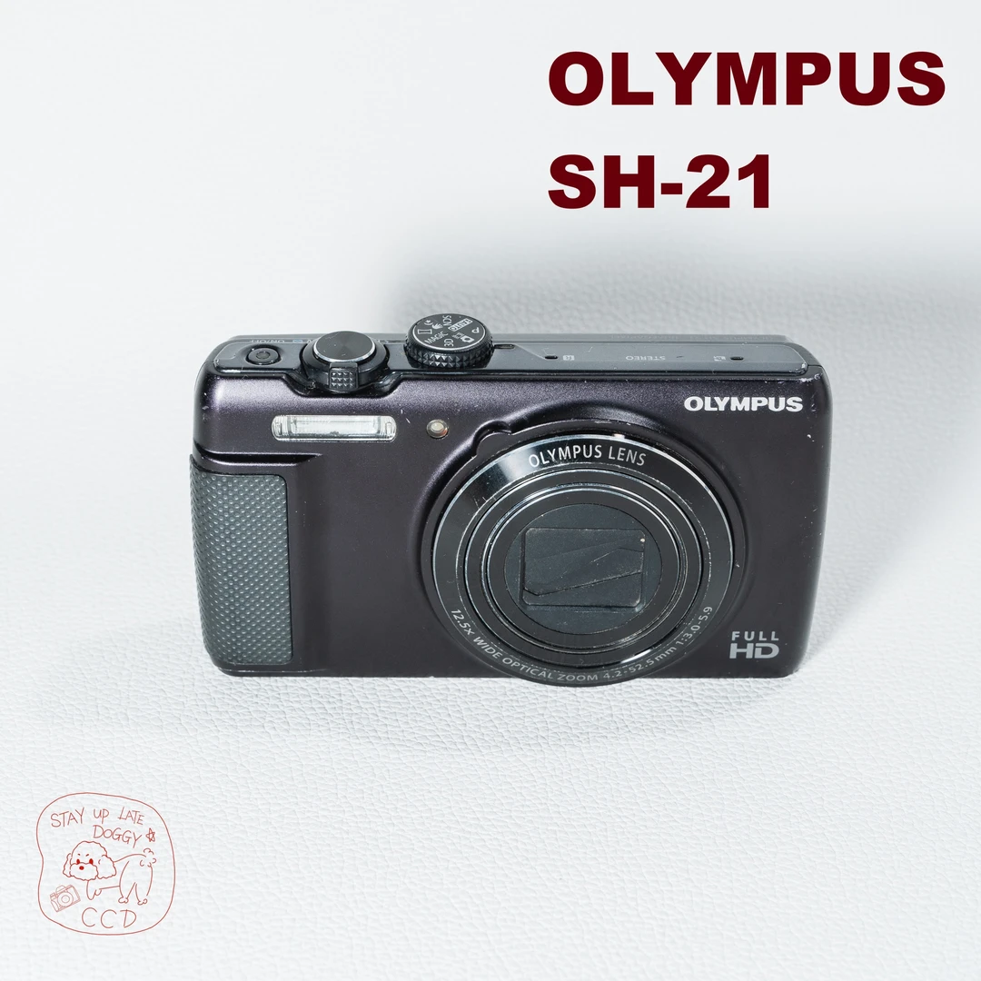 95新 Olympus/奥林巴斯 SH-21/1600W像素12倍光变触摸屏胶片感CCD