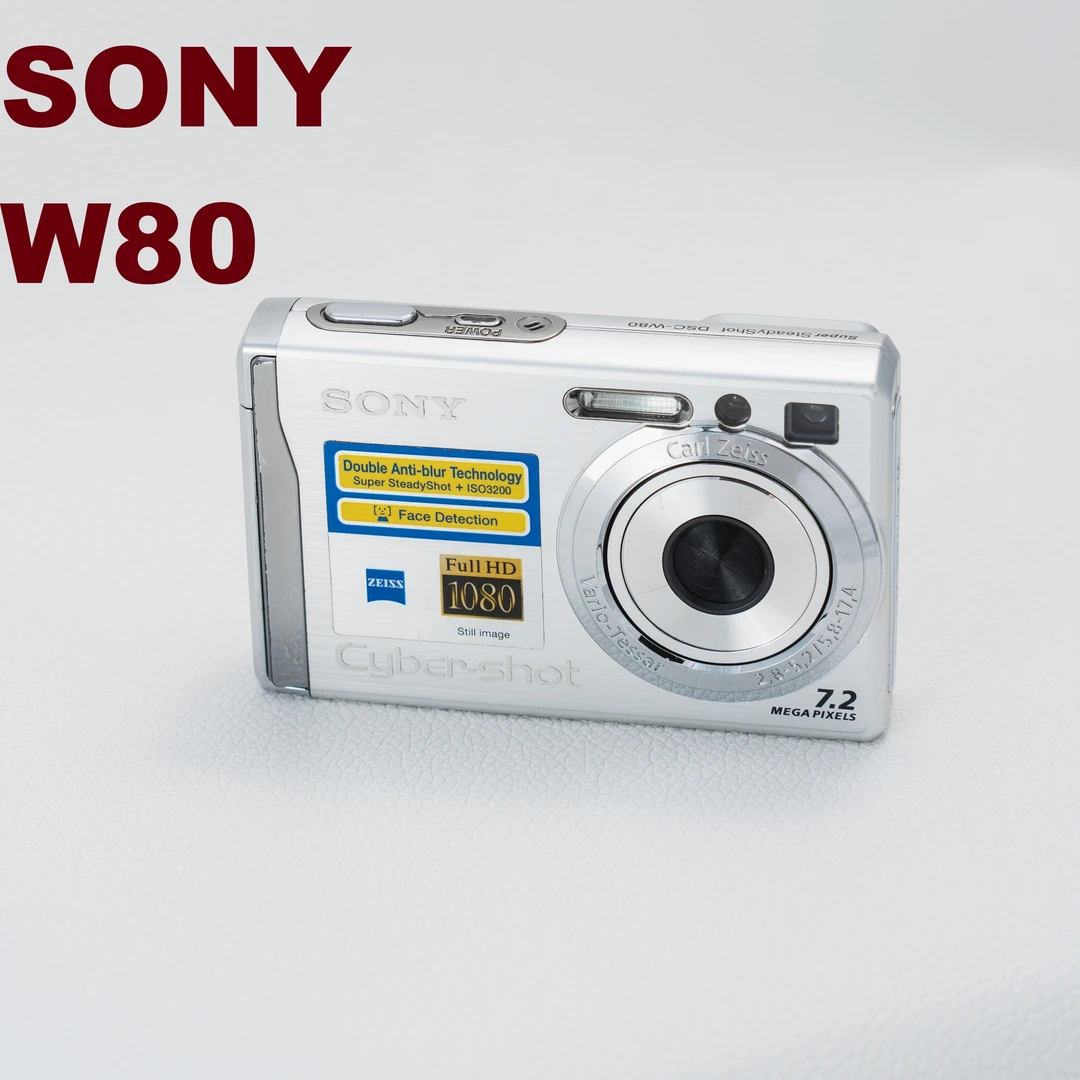 95新 Sony/索尼 W80 720W像素网感出片率高韩女氛围感CCD