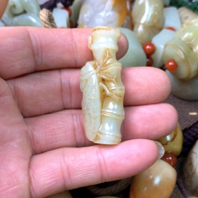 【闪购商品】和田玉挂件未镶嵌玩***术