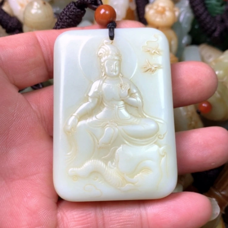 【闪购商品】和田玉挂件未镶嵌春**✔
