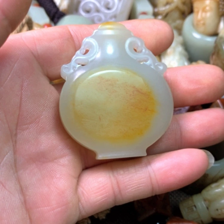 【闪购商品】和田玉挂件未镶嵌春**✔