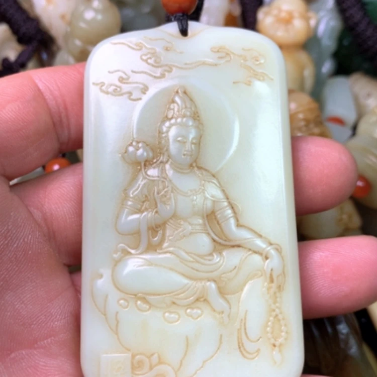 【闪购商品】和田玉挂件未镶嵌屈*远