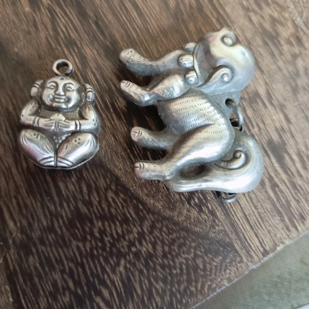 足银银制品 足银老银时尚纯银挂件