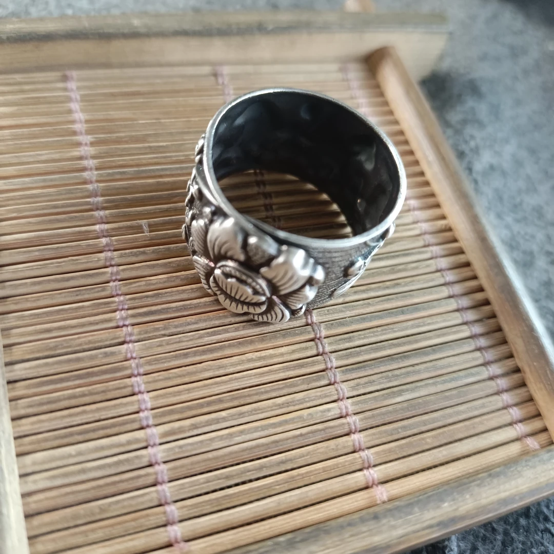 足银银制品 纯银戒指