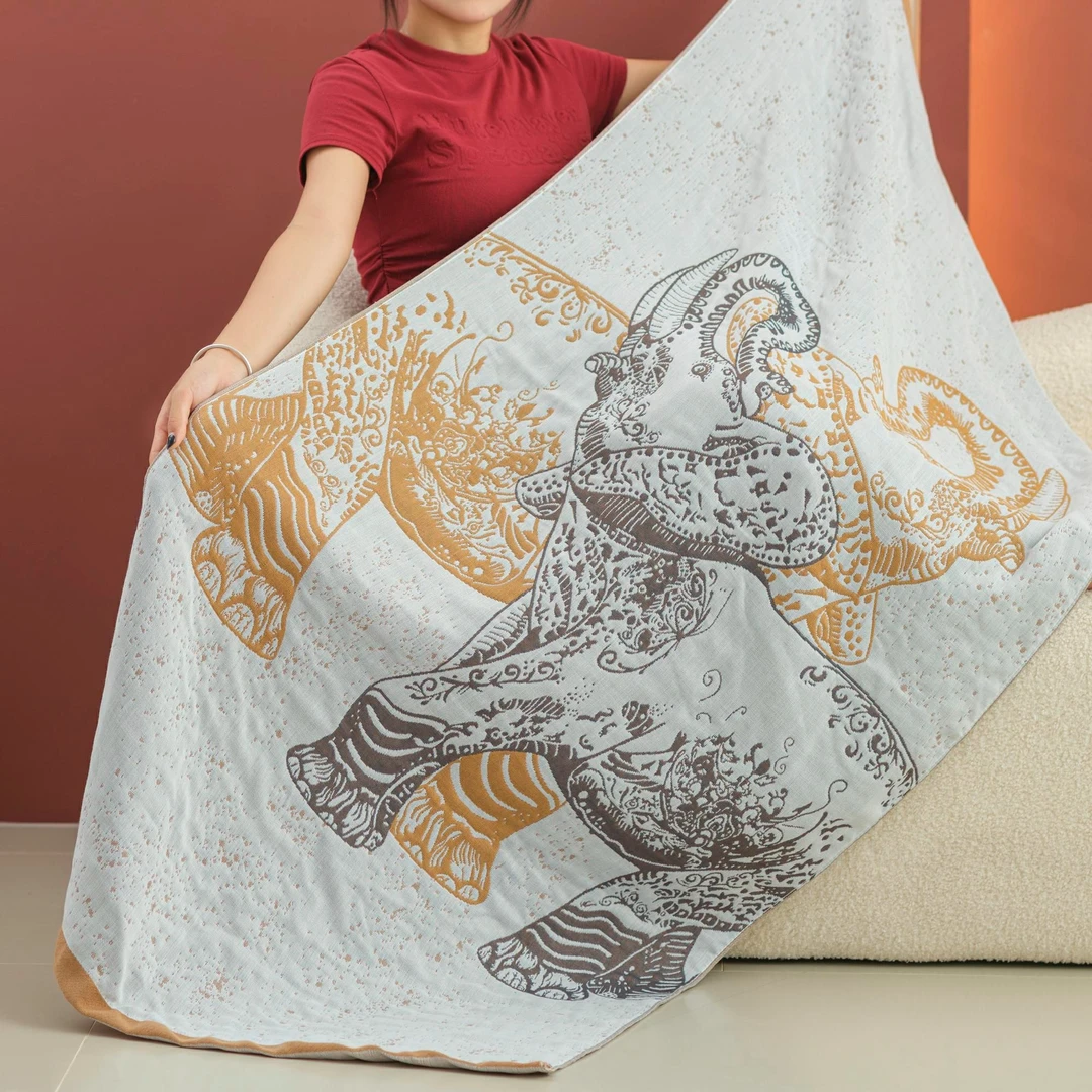 【温暖居家】大浴巾80x160-情侣象