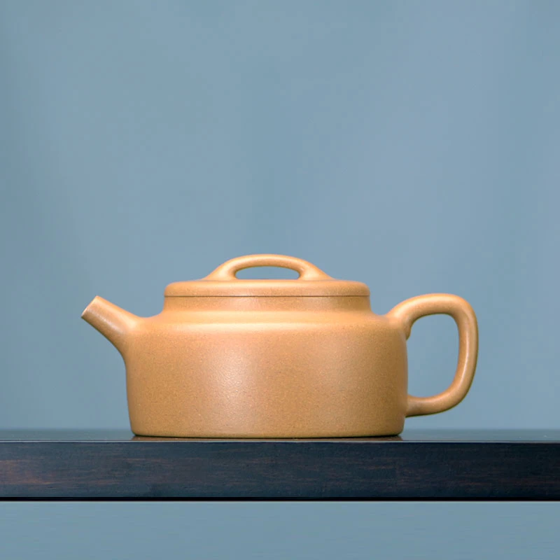 全手工 金王树叶款 桑扁 井栏 桥钮 190CCEE宜兴紫砂  Y454