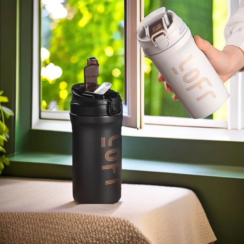 保温杯316不锈钢水杯女生便携咖啡杯冰霸杯大容量保冷杯2023新款