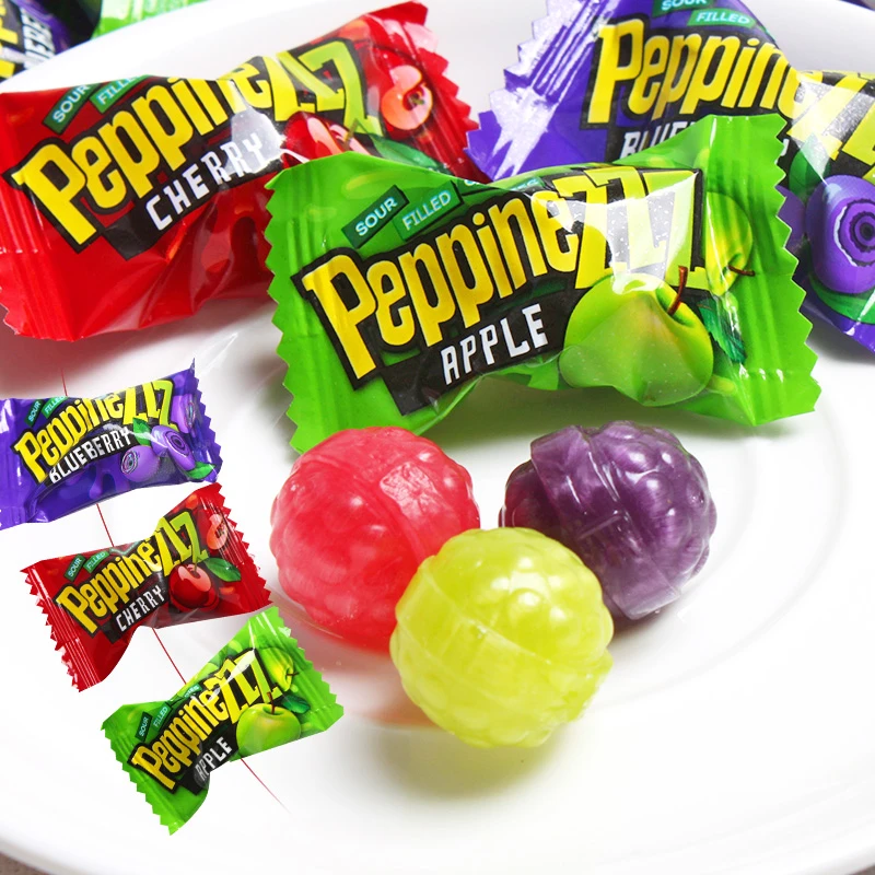 乌克兰进口如胜水果夹心糖酸爆糖果汁流心硬糖喜糖儿童休闲零食